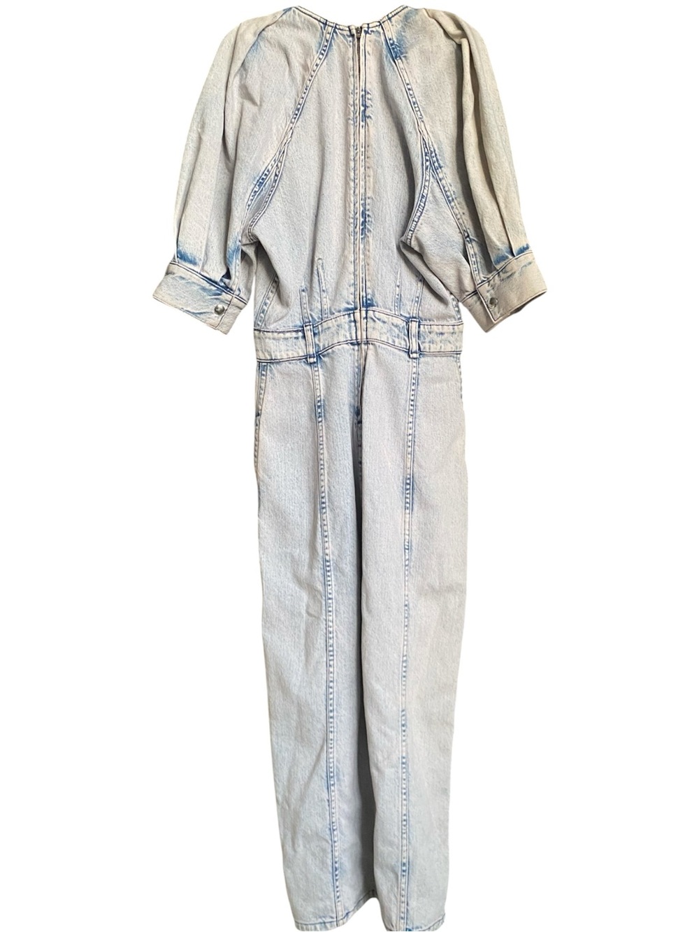 Iro Alysu Denim Midi Dress brand new with tags EU 36 Light Wash - Picture 13 of 15